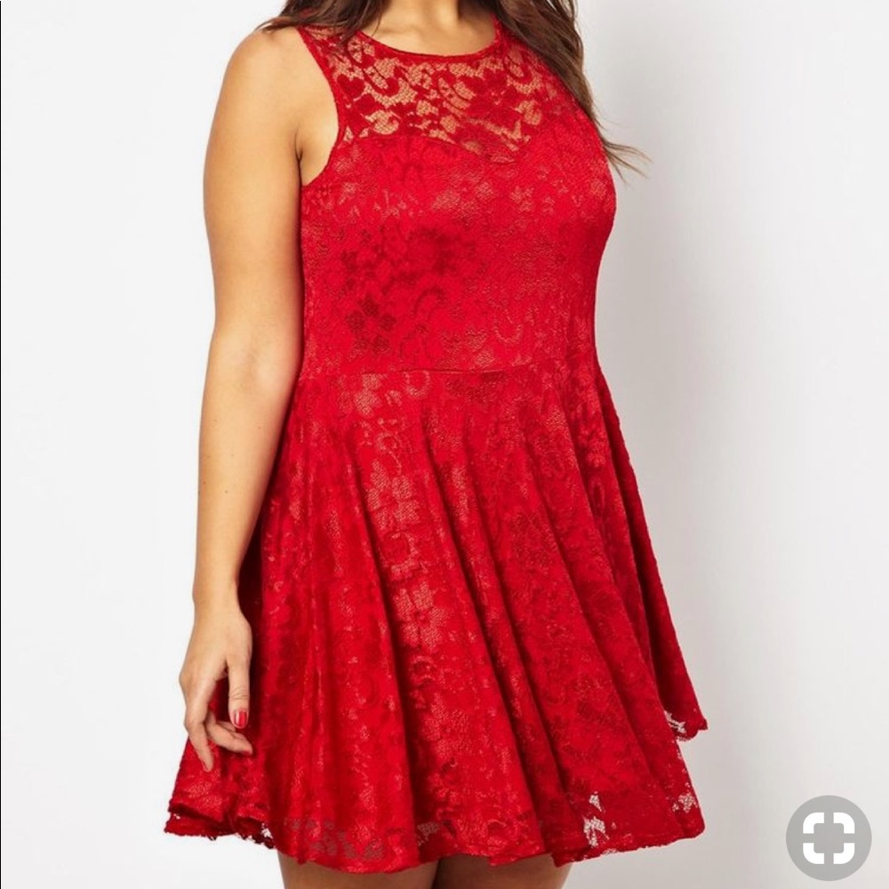 Lipstick Boutique Skater Dress